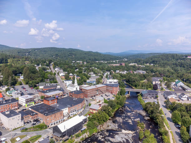 istock Littleton New Hampshire Aerial View 2165936122