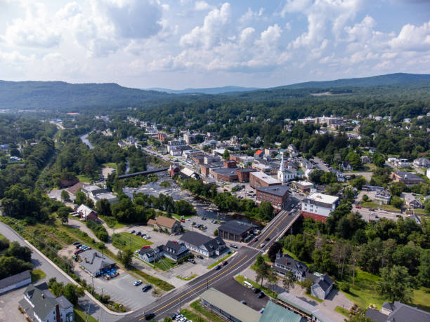 istock Littleton New Hampshire Aerial View 2165936123