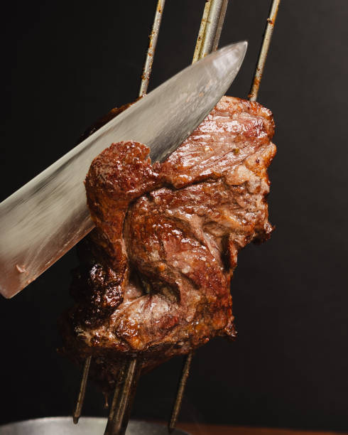 istock Juicy strip steak on brasilian restaurant 2165939158