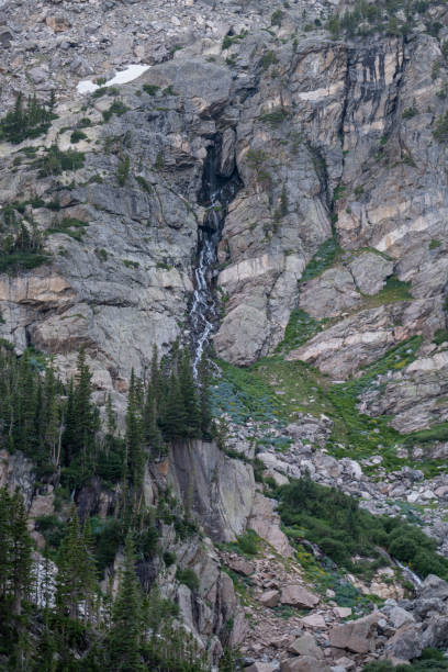 istock Waterfall flowing down a mountain in Rocky Mountain National Park 2165939800