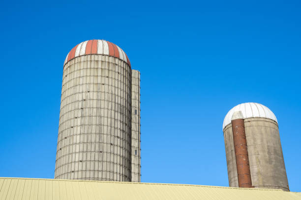 elevator - agricultural construction, render 3d