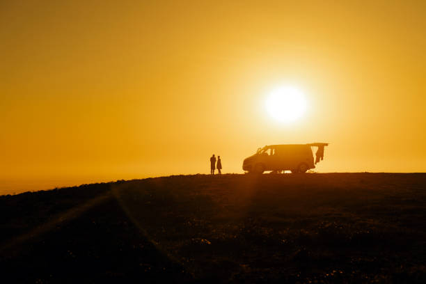 istock Van Camping Adventure at Sunset with Family 2165950439
