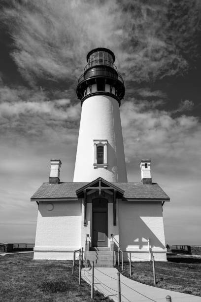 istock Yaquina Head Lighthouse in Classic Black and White 2165951272