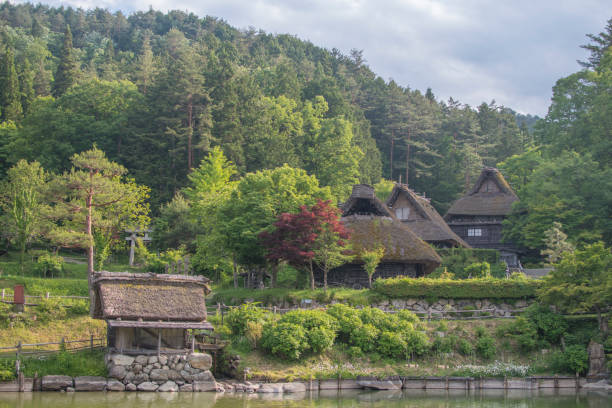 istock Traditional thatched-roof houses 2165954159