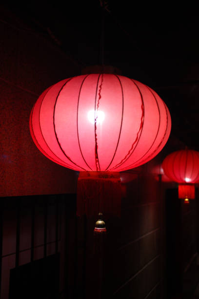 istock Chinese traditional lantern used as decoration at restaurant 2165965991