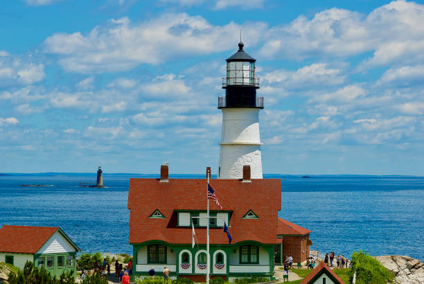 As the first lighthouse built by the US Government, Portland Head Lighthouse is know to be one of the most famous and most photographed lighthouses in the United States. Construction of the Portland Head Light began in 1787 and was completed in in 1791 using a fund of $1500 established by George Washington in 1787.