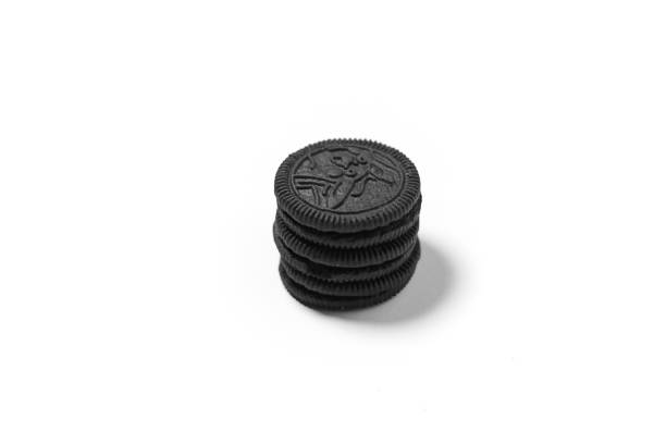 istock Chocolate biscuits with sweet cream filling 2165980890