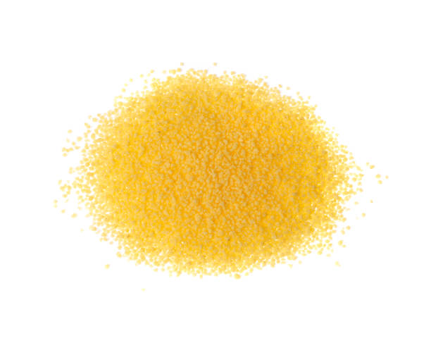 istock Couscous pile isolated. Dry cuscus, raw kuskus, uncooked cous cous or semolina granules on white 2165982032
