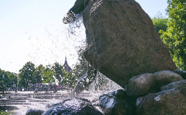 A thermal spring in Bad Soden am Taunus, Germany. Spring XXVII \