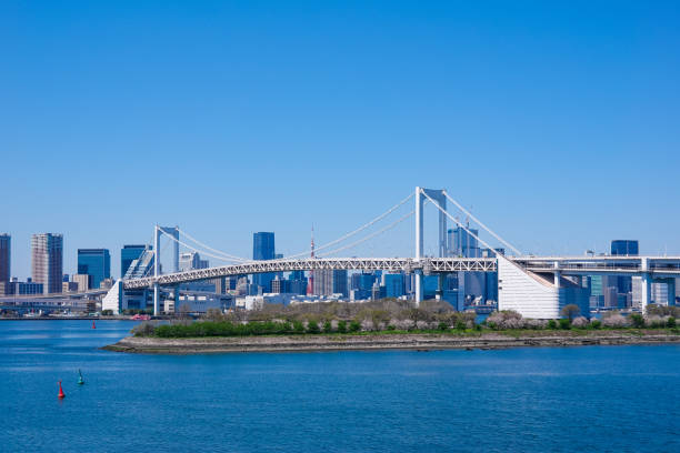 istock A panoramic view of Rainbow Bridge from the observation deck at Odaiba Seaside Park (Minato Ward, Tokyo) 2165997404