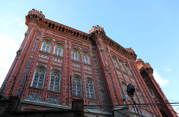 Istanbul, Turkey-November 11,2021:Phanar Greek Orthodox College or Fener Roman Orthodox Lyceum, known in Greek as the Great School of the Nation and Patriarchal Academy of Constantinople