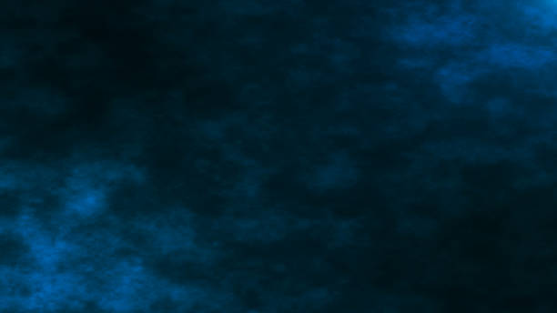 istock Shimmering clouds forming line and wave flow. Smoke clouds on dark background. Cloud movement on dark sky. 3D rendering. 2166004085