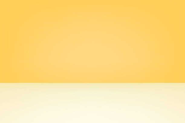 istock Pastel yellow studio background. Space for selling products on the website. Vector illustration. 2166005895