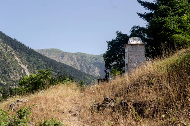 Kisha Shen Ilia Church near Shipskë, Voskopoja in Albania
