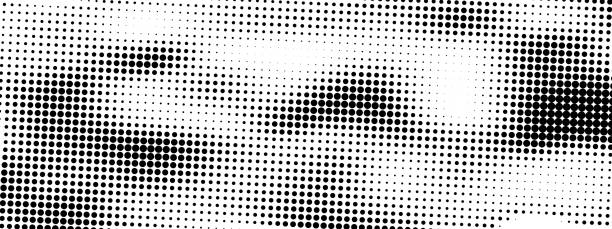 istock Retro halftone pattern. Faded grit noise texture. White and black abstract wallpaper. Vector textured template 2166016770