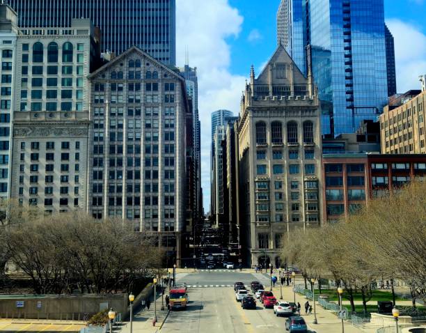 istock Office Buildings on Milwaukee Ave., Chicago 2166018515
