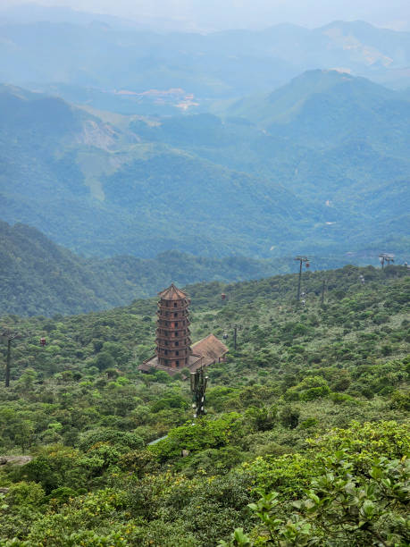istock Northeastern Vietnam mountains seen from Yen Tu peak 2166035741