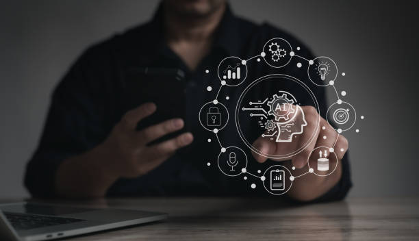 istock Digital transformation change management by Ai technology to process for new technology big data and business process strategy, cloud computing, smart industry internet and customer service management 2166046411