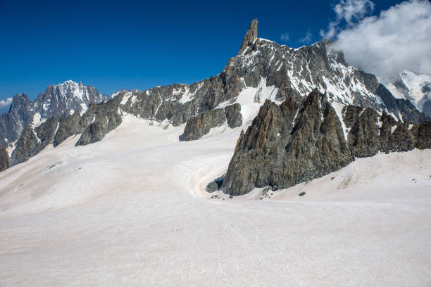 istock view of the mountain peak dent du geant near mont blanc under a sunny blue sky 2166048352
