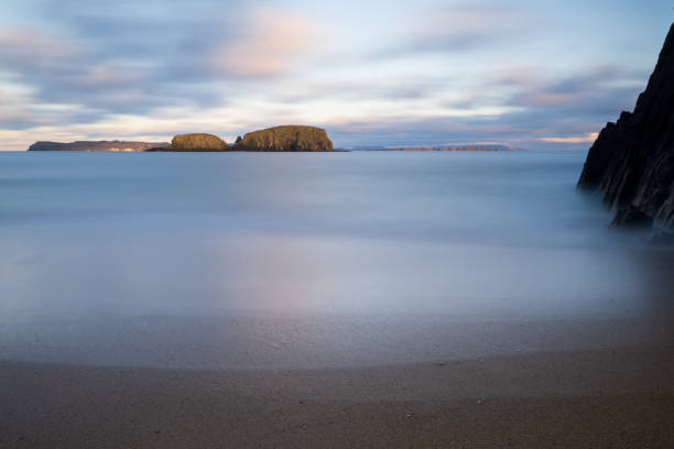 istock Peaceful seascape from Ballintoy Secret Beach 2166048654