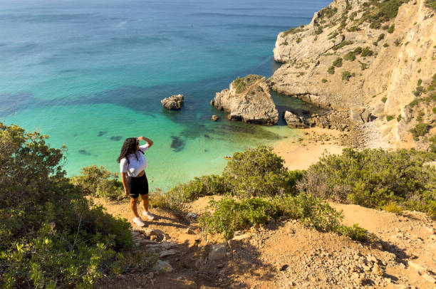 istock Tourist enjoying the sea view 2166050563