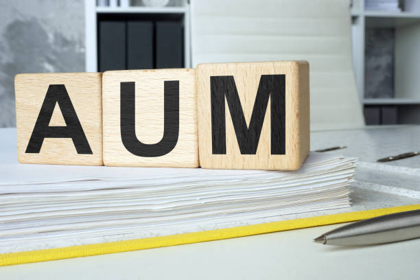 istock An open folder and cubes on it. AUM assets under management. 2166064382
