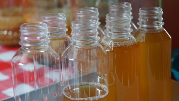 istock Kombucha Tea in Bottles 2166065548