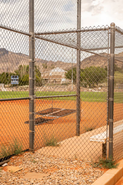 istock Baseball Dugout Sports Field Park 2166070322