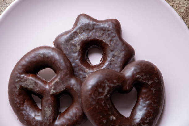 istock sweet biscuits  dessert on plate in close-up 2166074815