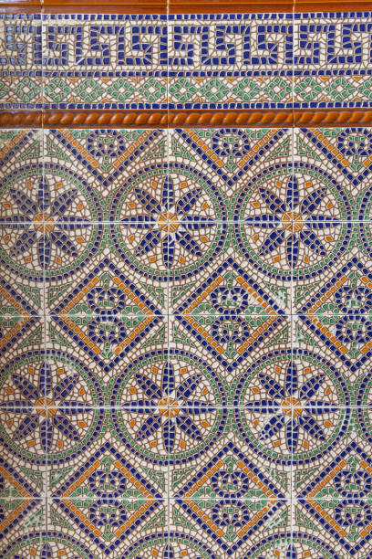 istock Colorful decorative tiles on an old Spanish building. 2166077077