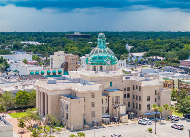 istock Volusia County, Florida Courthouse Aerial 2166083515