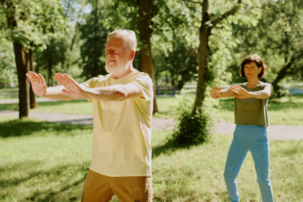 istock Man and Woman Holding Fluid Movement 2166083763