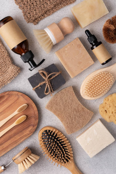 istock Set of eco-friendly bathroom items 2166085862