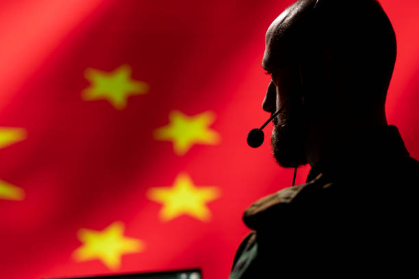 istock Military dispatcher providing informations for troops on front lines 2166090656