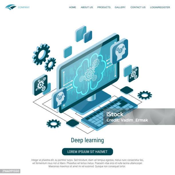 Deep Learning Feature Vector Image Deep Learning Vector Concept Stock Illustration - Download Image Now ...