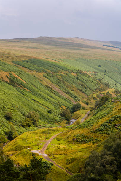 istock Remote rural valley on a wet, stormy afternoon 2166093585