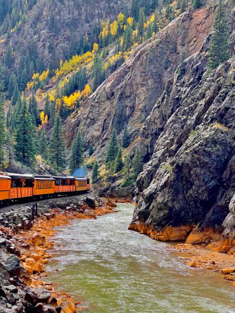 istock Durango Narrow gauge train in San Juan mountains 2166094045