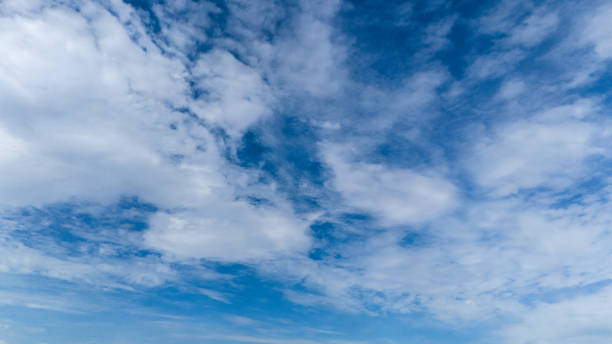 istock View of clouds floating on blue sky. 2166107205
