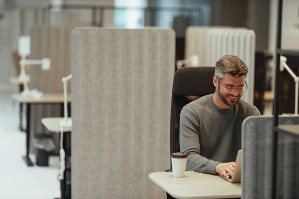 istock Modern Businessman Working in Contemporary Office Space 2166109652