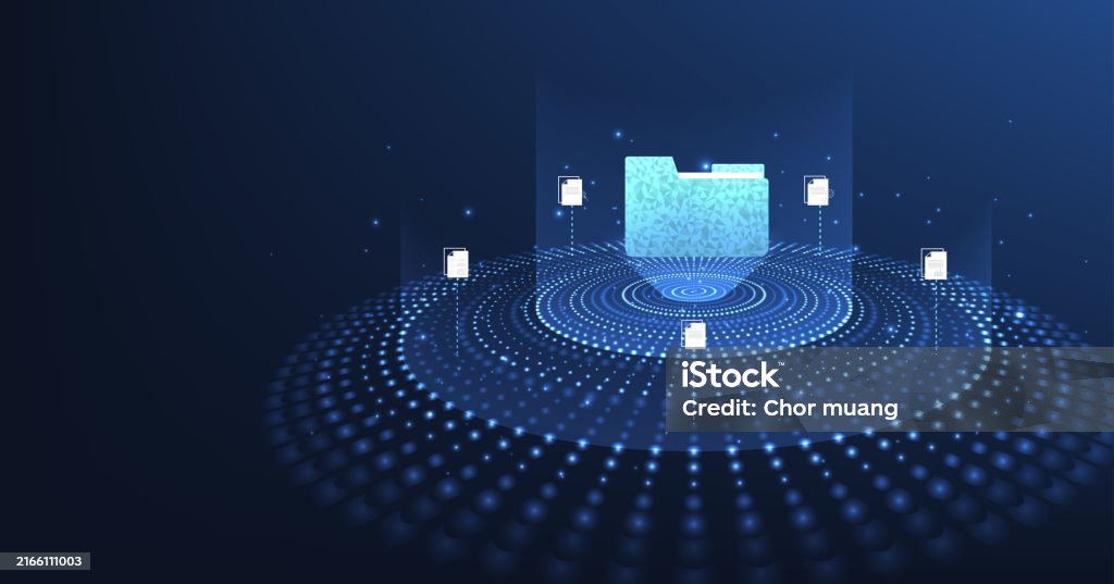 Document Control Background Document Management System Concept Stock Illustration - Download Image ...