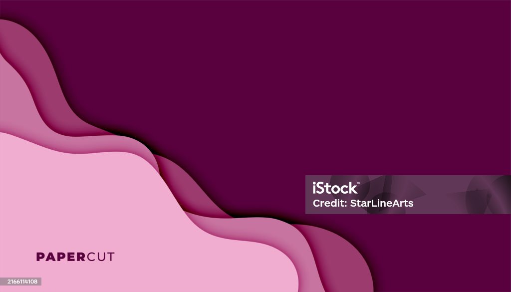 Abstract Rounded Origami Origami Style Papercut Rounded Layout For Modern Backdrop Stock ...
