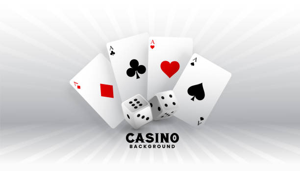istock 3d gambling dice poker banner with playing ace card design 2166114932