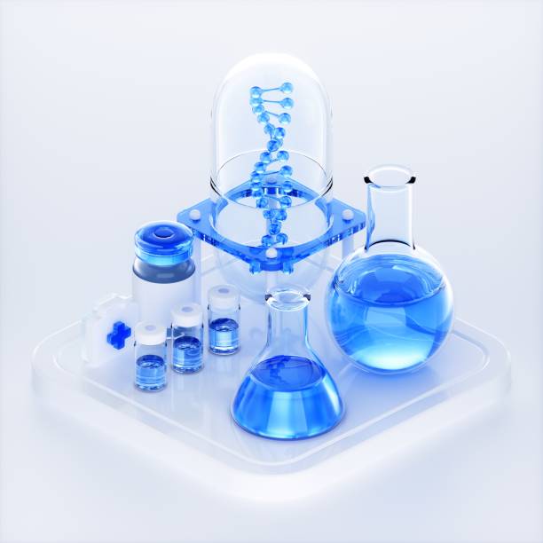 3D rendering of experimental supplies