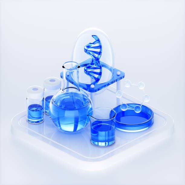 3D rendering of experimental supplies