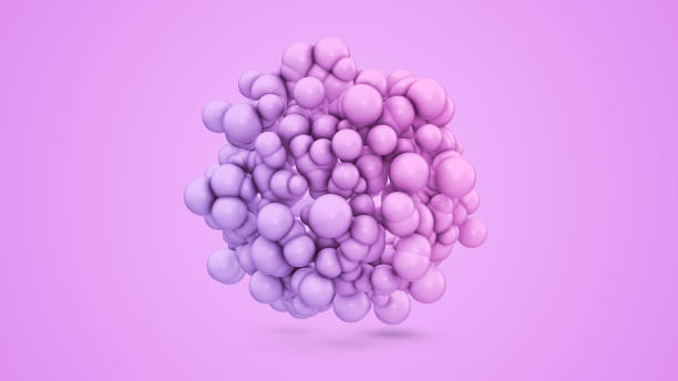 istock 3D render of flying spheres in air 2166126270