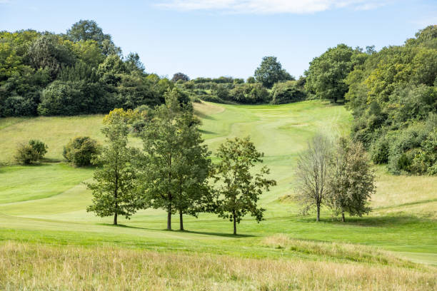 istock Countryside view  sunny day Surrey England 2166129618
