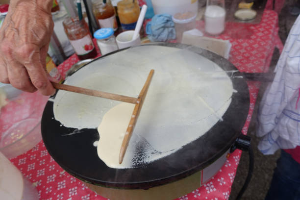 istock Making pancakes for festivities  Public event 2166134015