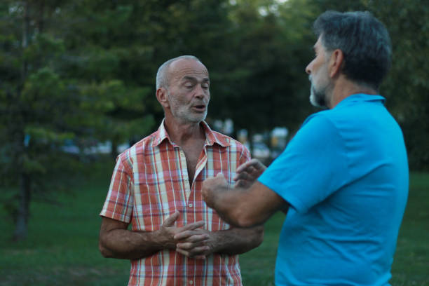 istock Interview of senior man 2166135988
