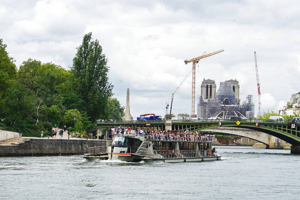 The Seine River in Paris, France