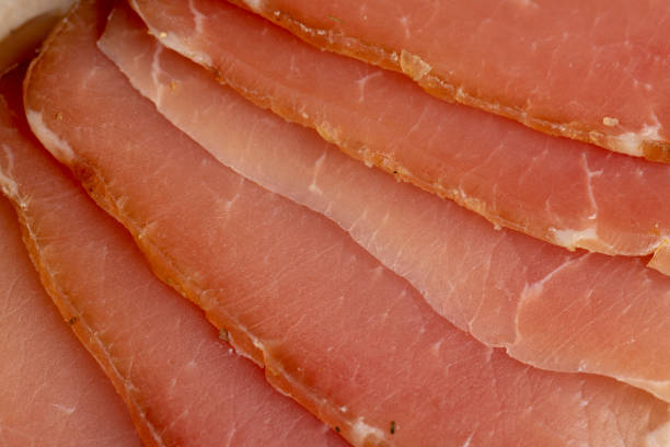 istock dried pork meat with a thin layer of lard 2166136357